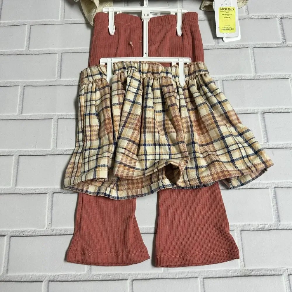 Little Lass 4-Piece Top, Skirt, Pants & Headband Set Baby Girls 18 Months